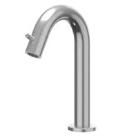 IVY Concord Fonteinkraan Gebogen - Opbouw - Laag - Geborsteld RVS