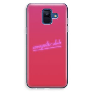 Vice Glow: Samsung Galaxy A6 (2018) Transparant Hoesje