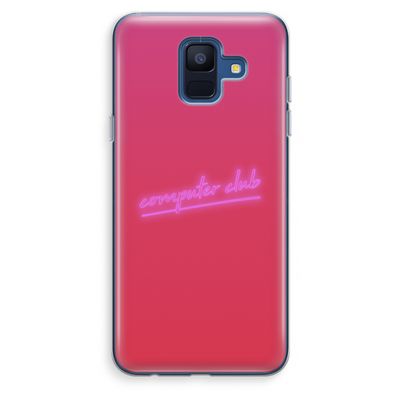 Vice Glow: Samsung Galaxy A6 (2018) Transparant Hoesje