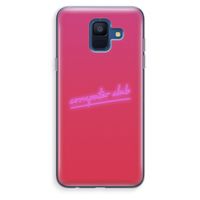 Vice Glow: Samsung Galaxy A6 (2018) Transparant Hoesje Vice Glow: Samsung Galaxy A6 (2018) Transparant Hoesje