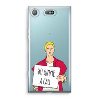 Gimme a call: Sony Xperia XZ1 Compact Transparant Hoesje