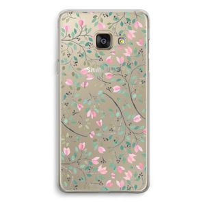 Sierlijke bloemen: Samsung Galaxy A3 (2016) Transparant Hoesje