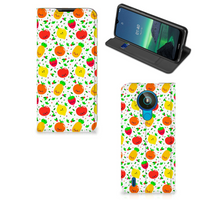 Nokia 1.4 Flip Style Cover Fruits - thumbnail