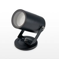 Spikey LED Wandlamp - Wandspot - Vlonderspot - Zwart - IP65 - GU10 fitting - voor binnen en buiten voor binnen en buiten