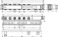 hansgrohe RainSelect inbouwdeel v. afbouwdeel douchekraan thermostatisch v. 4 functies - thumbnail