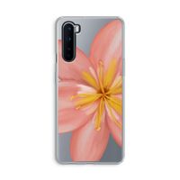 Pink Ellila Flower: OnePlus Nord Transparant Hoesje