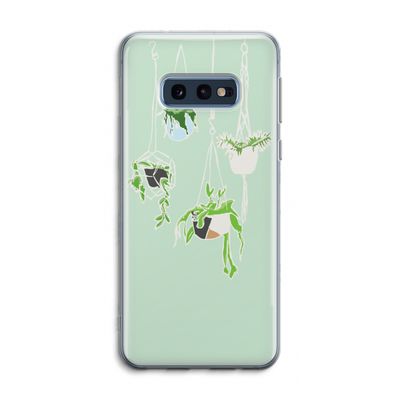 Hang In There: Samsung Galaxy S10e Transparant Hoesje