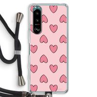 Ondersteboven verliefd: Sony Xperia 5 III Transparant Hoesje met koord