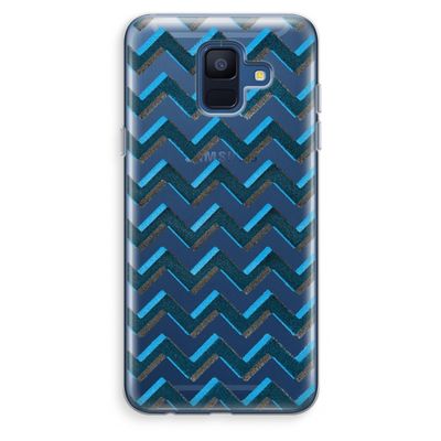 Onderbroken lijn: Samsung Galaxy A6 (2018) Transparant Hoesje