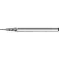 PFERD TOOLS 21214183 Freesstift Hardmetaal Spitse kegel Lengte 41 mm Afmeting, Ø 3 mm Werklengte 11 mm Schachtdiameter 3 mm 1 stuks