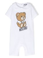 Moschino Kids grenouillère à logo imprimé - Blanc - thumbnail