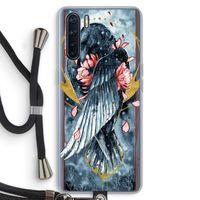 Golden Raven: Oppo A91 Transparant Hoesje met koord