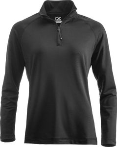 Cutter & Buck 358401 Coos Bay Half Zip Dames - Zwart - XXL