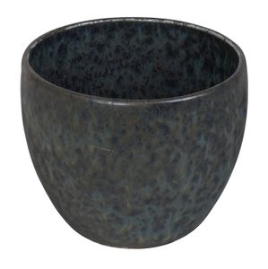 Matzwarte Theekop - Onyx Noir - 7.5 x 6cm150ml