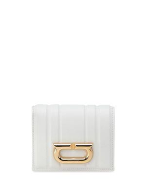Ferragamo portefeuille matelassé en cuir - Blanc