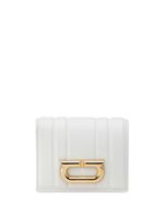 Ferragamo portefeuille matelassé en cuir - Blanc Ferragamo portefeuille matelassé en cuir - Blanc
