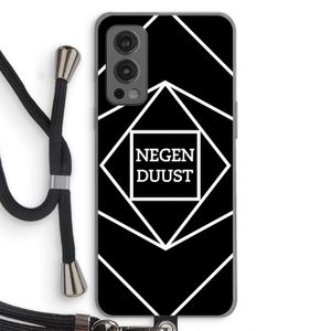Negenduust geometrisch: OnePlus Nord 2 5G Transparant Hoesje met koord