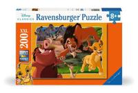 Ravensburger puzzel 200 XXL stukjes mufasa koning der leeuwen - thumbnail