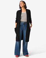 HEMA Dames Vest Lana Gebreid Zwart (zwart)