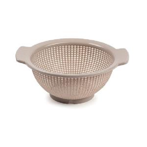Plasticforte Vergiet - kunststof - zeep - D23 x H10 cm - taupe