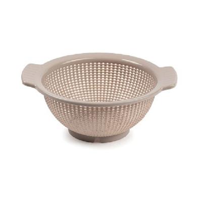 Plasticforte Vergiet - kunststof - zeep - D23 x H10 cm - taupe