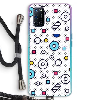 8-bit N°9: Oppo A52 Transparant Hoesje met koord