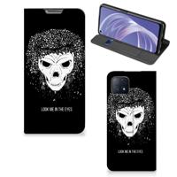 Mobiel BookCase OPPO A73 5G Skull Hair