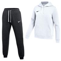Nike Park 26 Fleece Pullover Hoodie Joggingpak Dames Wit Zwart