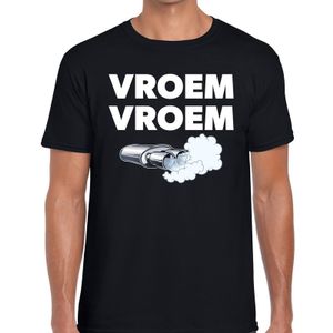 Vroem vroem festival t-shirt zwart heren