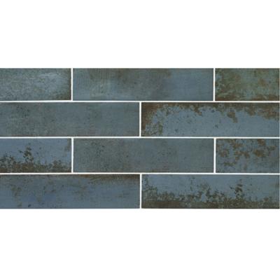 Wandtegel Magnetism Blue 6.3x25 cm Stardos