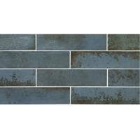 Wandtegel Magnetism Blue 6.3x25 cm Stardos