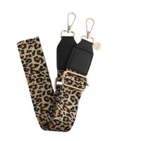 Telefoonkoord Bagstrap - Luipaard - Goud Telefoonkoord Bagstrap - Luipaard - Goud