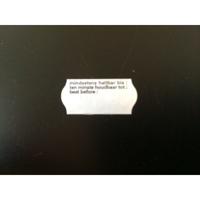 Etiket 2612 diepvries Mind.h.b/THT/Best