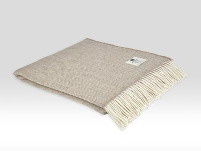 Mcnutt of Donegal McNutt of Donegal plaid pure wool Heritage 145x200 Sandstone