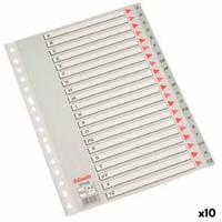 Spoorverbreders Esselte Alfabet 10 Stuks Din A4 Spoorverbreders Esselte Alfabet 10 Stuks Din A4