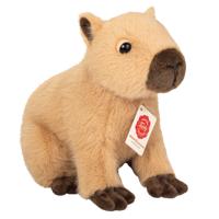 Hermann Teddy Knuffeldier Capibara - pluche stof - lichtbruin - 25cm