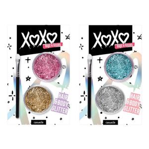 Casuelle XOXO Haar Glitter Set