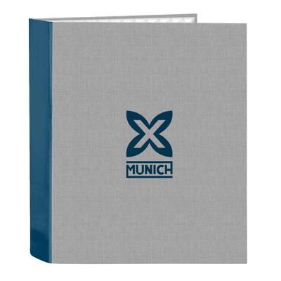 Ringmap Munich Street Blauw Grijs A4 27 x 33 x 6 cm