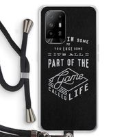 Life: Oppo A95 5G Transparant Hoesje met koord