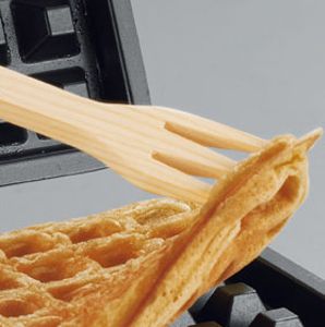 Cloer 1445 wafelijzer 2 wafel(s) Zwart, Roestvrijstaal 930 W