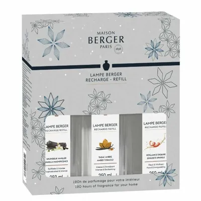Lampe Berger Triopack 3x 250ml Rosalie (*)