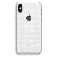 Eye pattern #3: iPhone XS Max Transparant Hoesje