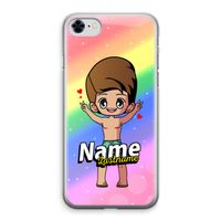 Chibi Maker man: iPhone 8 Transparant Hoesje