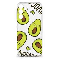 Samsung Galaxy A16 Telefoonhoesje met Naam Avocado Singing