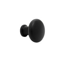 De Oude Deurklink Meubelknop 25 mm - mat zwart
