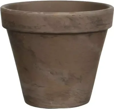 Mica Decorations bloempot Stan 11,5x9,5 cm grijs basalt