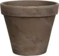 Mica Decorations bloempot Stan 11,5x9,5 cm grijs basalt