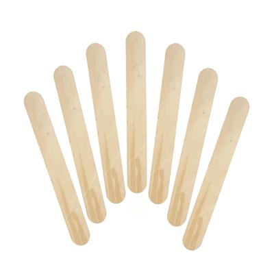 Hobby/knutsel Ijslollie stokjes - 50x - naturel - 20 x 2,5 cm - knutsel houtjes