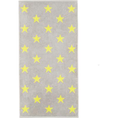 Cawö Cawö New Stars 6260 Handdoek 50x100 platin/lime