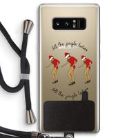 Jingle Ladies: Samsung Galaxy Note 8 Transparant Hoesje met koord